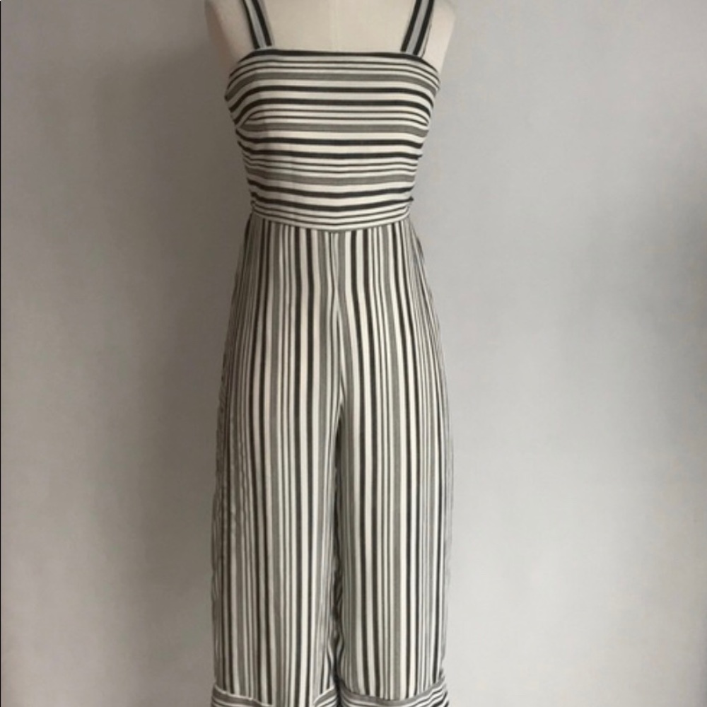 Japan cream and grey jumpsuit